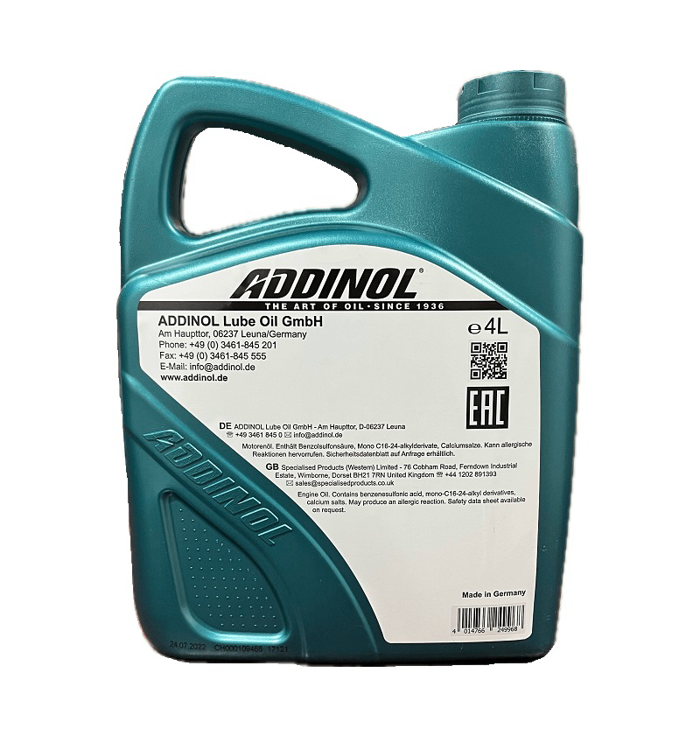 عکس محصول  ADDINOL ENGINE OIL SEMI SYNTH 5W-40 SP 4lit