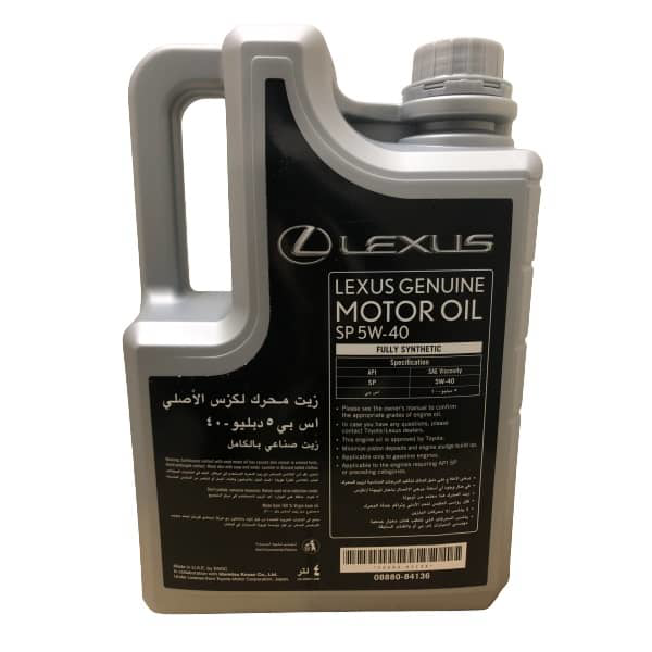 عکس محصول LEXUS ENGINE OIL 5W-40 SP 4Lit