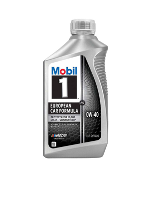 محصول روغن موتور 0W-40 موبیل 1 مدل Mobil 1 0w-40 european car formula ساخت NASCAR امریکا 0.946 میلی لیتر