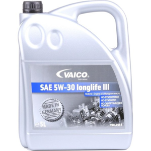 محصول روغن موتور 5W-30 وایکو مدل VAICO Longlife lll 5W-30 ساخت آلمان پنج لیتری