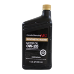 HONDA HG SYNTHETIC BLEND MOTOR OIL 0W20 1 QT