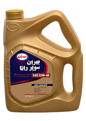 محصول روغن موتور بهران سوپر رانا مدل 10W-40 SN چهار لیتری