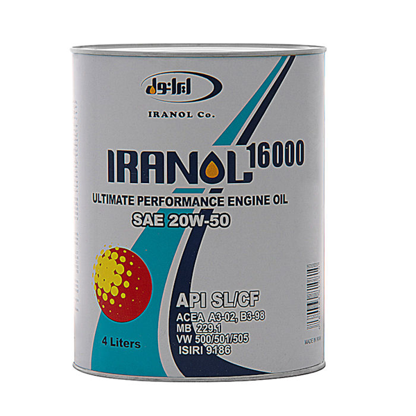 IRANOL 16000 20W-50 SL 4lit