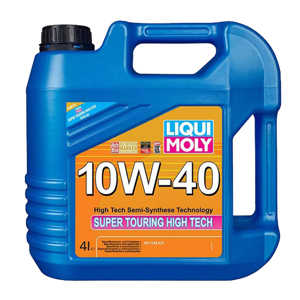 محصول روغن موتور لیکو مولی 10W-40 SM مدل Liqui Moly super touring tech چهار لیتری