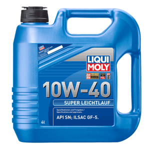 محصول روغن موتور لیکو مولی 10W-40 SN مدل Liqui Moly Super Leichtlauf چهار لیتری