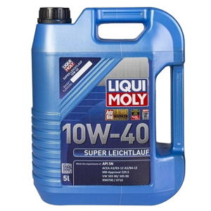 محصول روغن موتور لیکو مولی 10W-40 SN مدل Liqui Moly Super Leichtlauf پنج لیتری