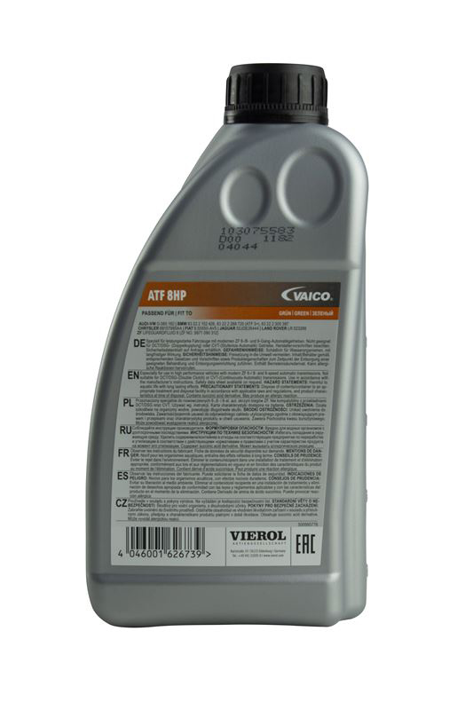 عکس محصول VAICO TRANSMISSION OIL ATF 8HP 1lit	