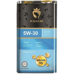 محصول روغن موتور مگلوب گلدن تک مدل 5W-30 SN PLUS حجم 5 لیتر