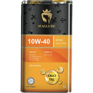 محصول روغن موتور مگلوب کلسی تک مدل 10W-40 SN حجم 5 لیتر