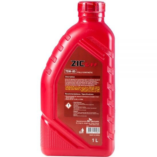 عکس محصول SK ZIC 75W-85 G-FF GL4 Transmission Fluid 1lit