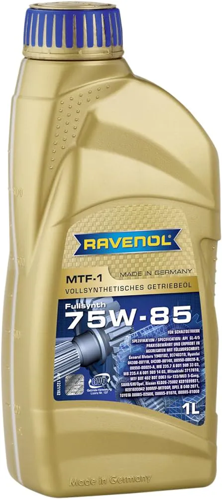 روغن دنده راونول MTF-1 75W85 ساخت آلمان یک لیتری | RAVENOL 75W85 MTF-1 ...