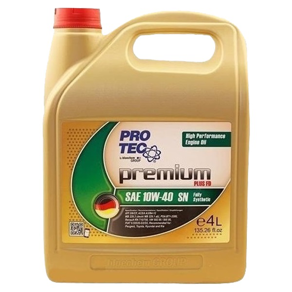 PROTEC Premium 10W-40 SN 4Lit