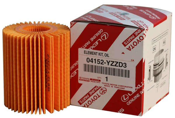 TOYOTA GENUINE OIL FILTER 04152-YZZD3