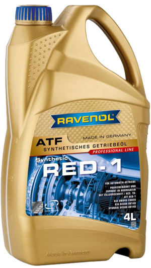 محصول روغن گیربکس راونول ATF RED-1 ساخت آلمان چهار لیتر