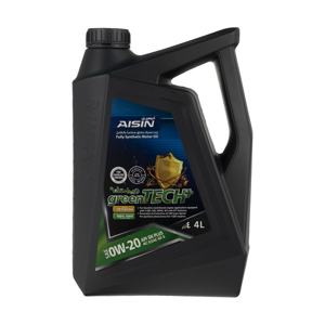 محصول روغن موتور 0W-20 آیسین مدل AISIN 0W-20 greenTECH اصلی ساخت کره جنوبی چهار لیتر