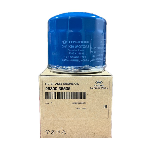 Hyundai Genuine oil filter 26300-35505