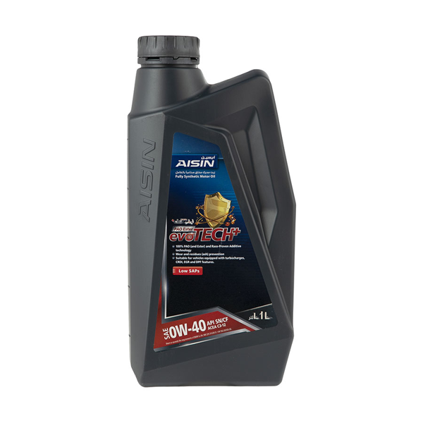 AISIN ENGINE OIL 0W-40 evoTECH SN PLUS  1lit  