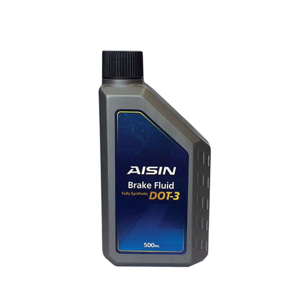 محصول روغن ترمز DOT3 آیسین مدل AISIN Brake Fluid DOT-3 نیم لیتر