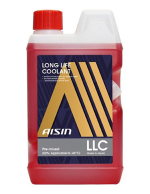 محصول ضدیخ آیسین مدل Aisin LLC RED قرمز ساخت ژاپن یک لیتری