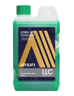 محصول ضدیخ آیسین مدل AISIN LLC Green سبز ساخت ژاپن  یک لیتر