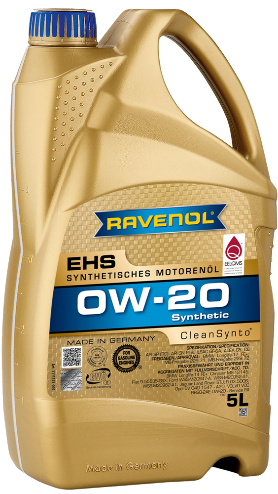 RAVENOL Clean Synto EHS 0W-20 SP-5lit