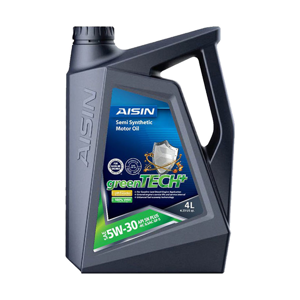 محصول روغن موتور 5W-30 آیسین مدل AISIN 5W-30 greenTECH اصلی ساخت کره جنوبی چهار لیتر