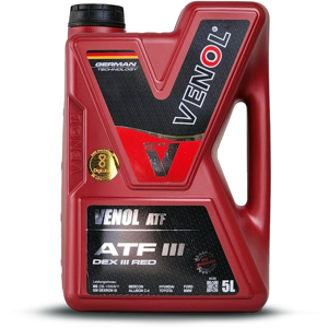 مشخصات روغن گیربکس ونول مدل Venol ATF III اصلی ساخت آلمان پنج لیتری محصول روغن گیربکس ونول مدل Venol ATF III اصلی ساخت آلمان پنج لیتری