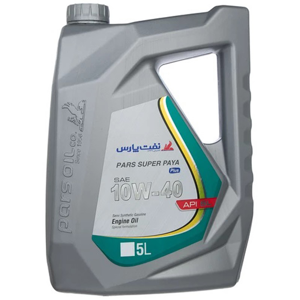 مشخصات روغن موتور پارس سوپر پایا پلاس مدل 10W-40 SL پنج لیتری محصول روغن موتور پارس سوپر پایا پلاس مدل 10W-40 SL پنج لیتری